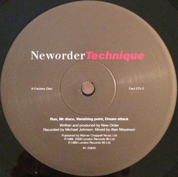 New Order- Technique