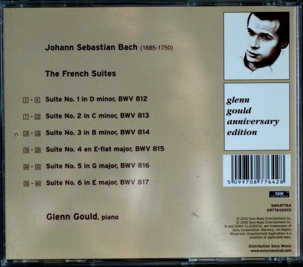 Johann Sebastian Bach - Glenn Gould - The French Suites