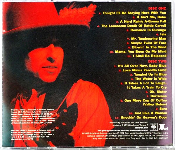 Bob Dylan - Live 1975 (The Rolling Thunder Revue)