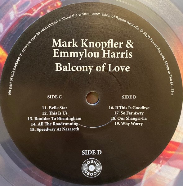 Mark Knopfler &amp; Emmylou Harris – Balcony Of Love