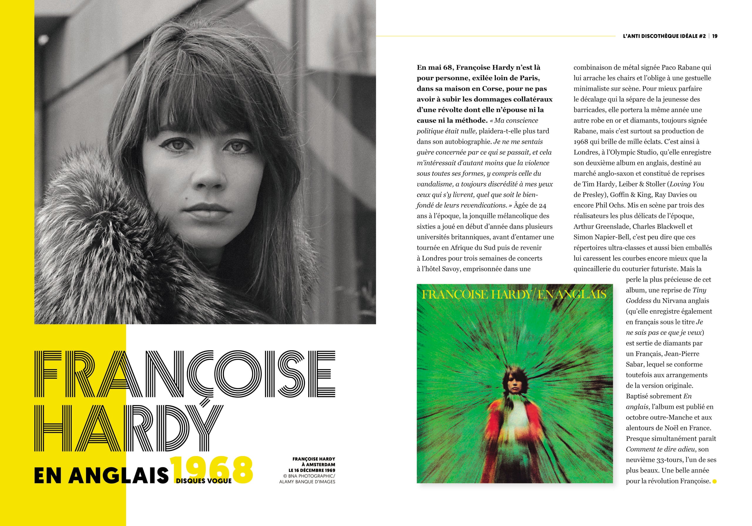 Françoise Hardy dans l'antidiscothèque idéale