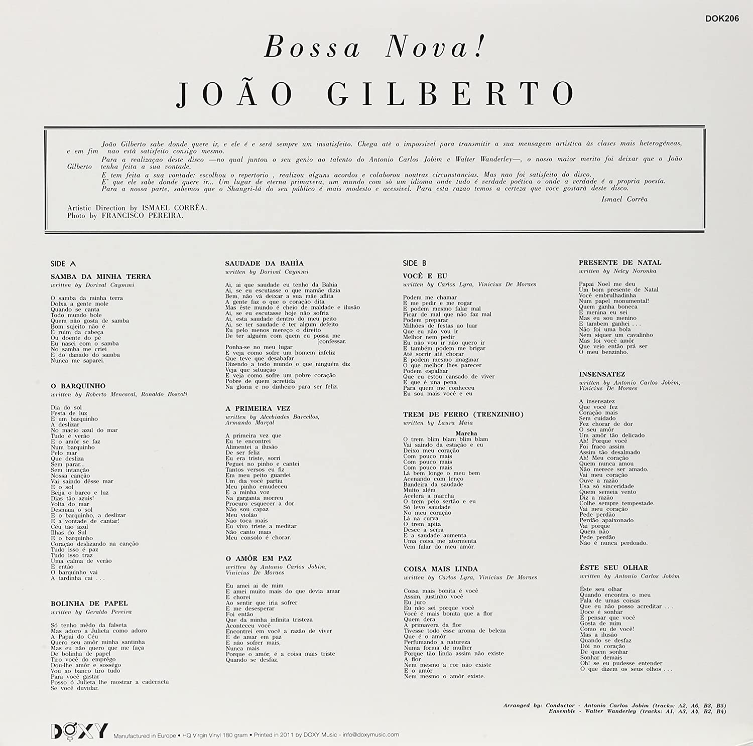 Joao Gilberto - Bossa Nova