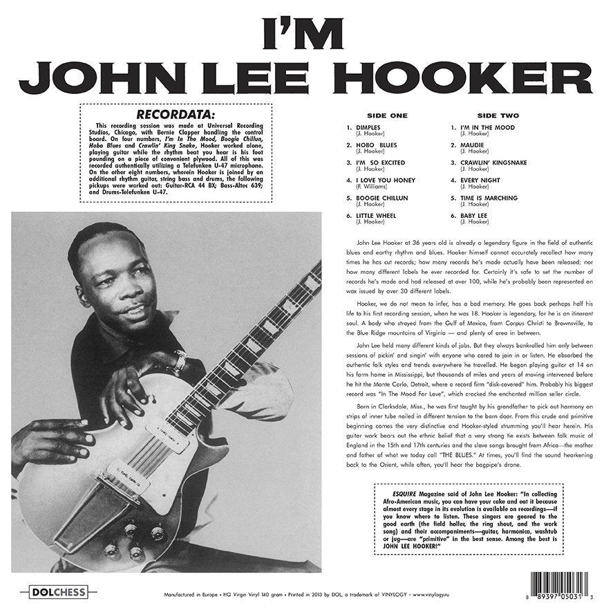 John Lee Hooker - I'm John Lee Hooker