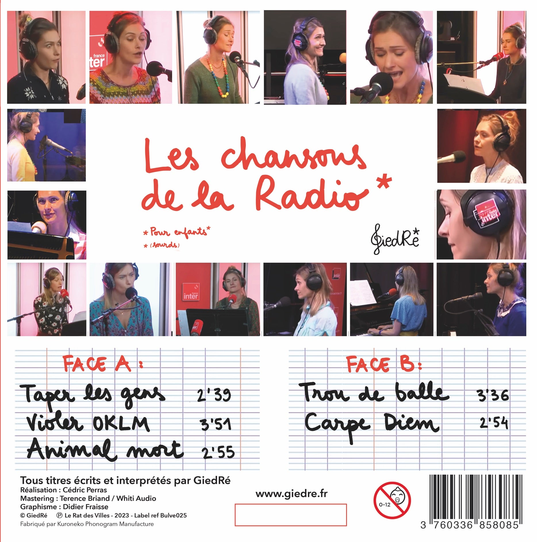 GIEDRE - LES CHANSONS DE LA RADIO