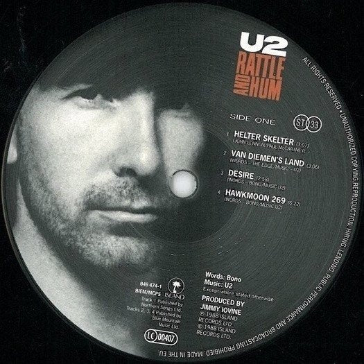 U2 – Rattle And Hum