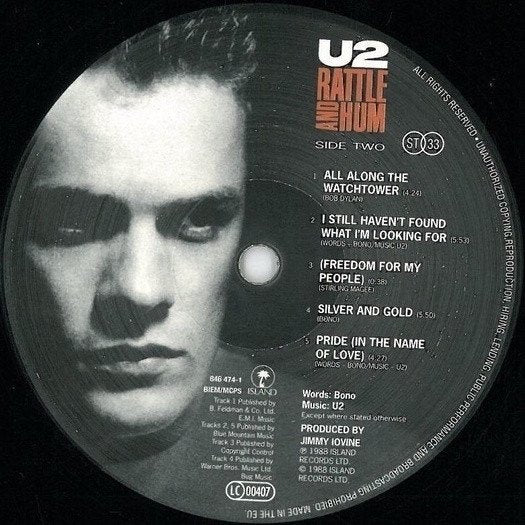 U2 – Rattle And Hum