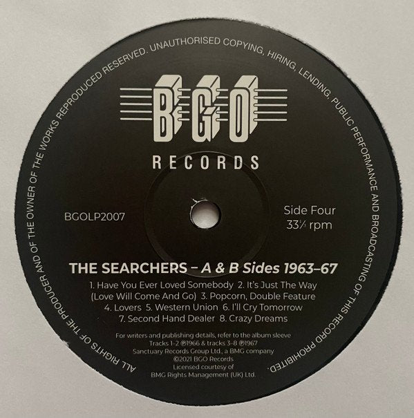 The Searchers ‎– A &amp; B Sides 1963-67