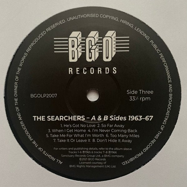 The Searchers ‎– A &amp; B Sides 1963-67