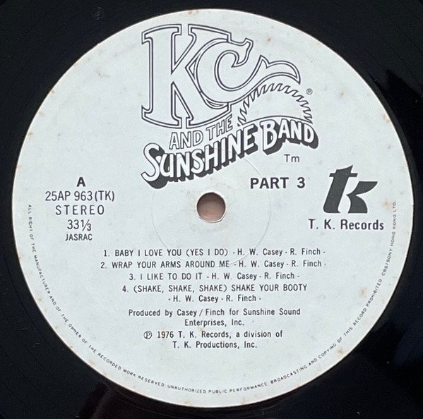 KC & The Sunshine Band ‎– Part 3