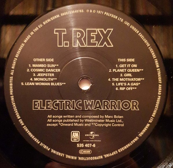 T. Rex ‎– Electric Warrior