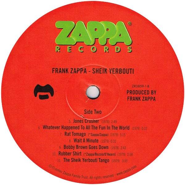 Frank Zappa - Sheik Yerbouti