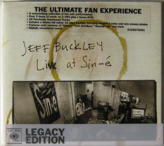 Jeff Buckley - Live At Sin-é pochette